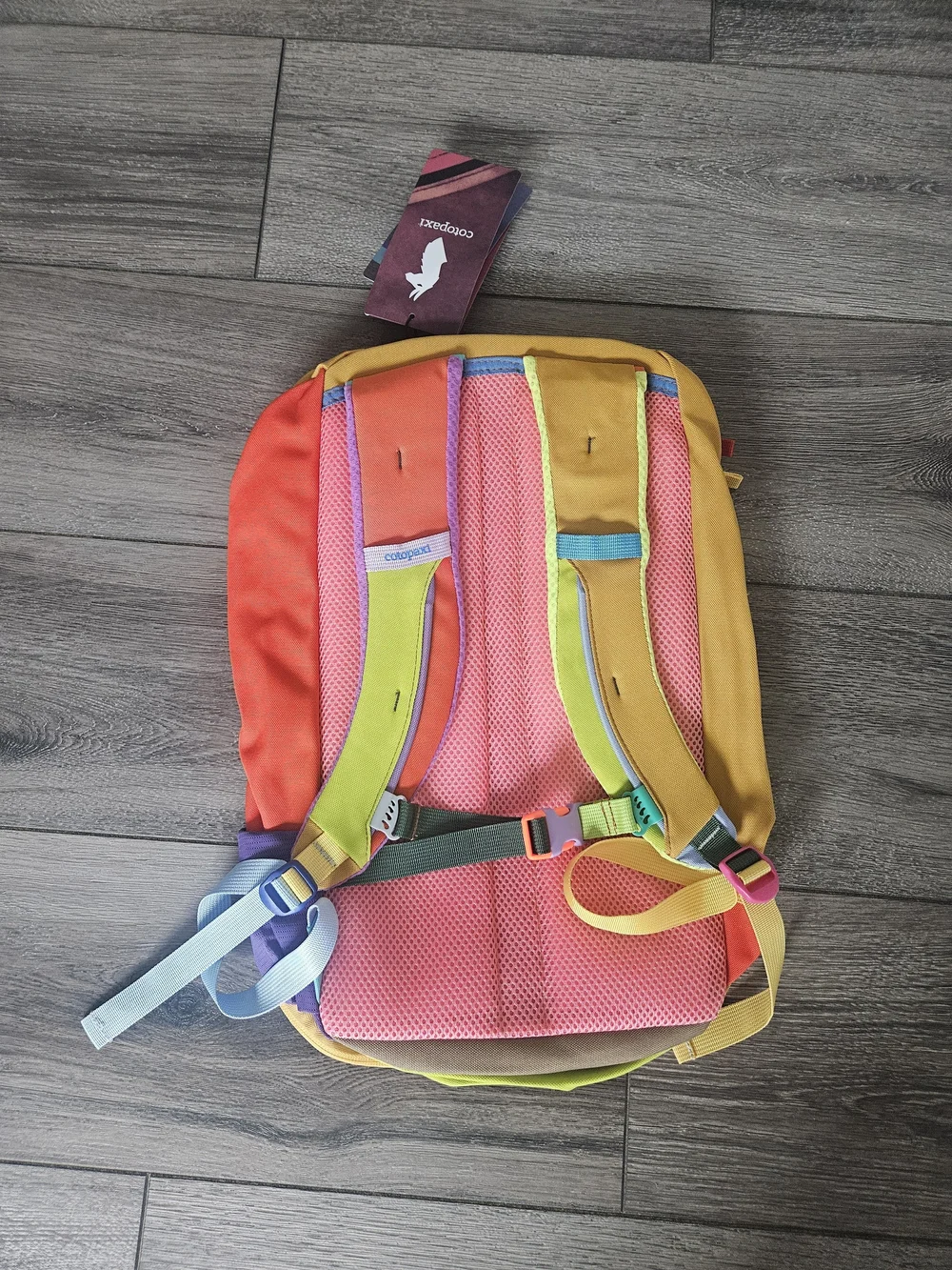 Cotopaxi 20L Turquoise & Mustard Men’s Backpack - Colorblock Backpack